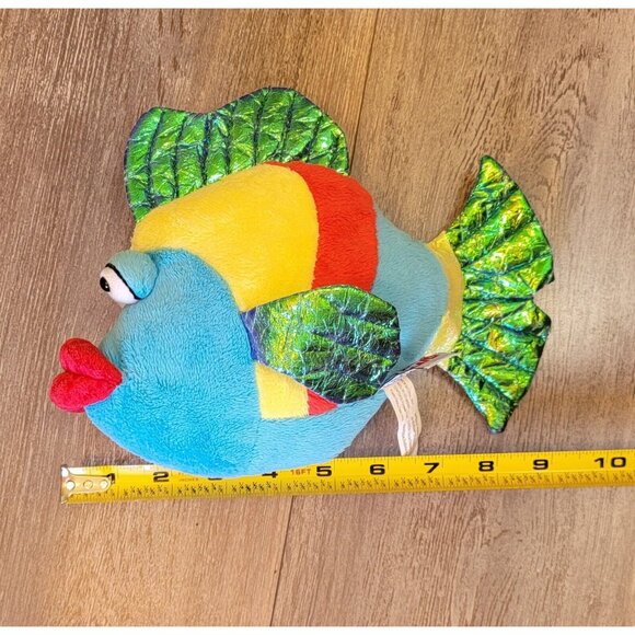 Ganz Webkinz Pucker Fish Multicolor Crinkle Fins Big Lips #HM438 - Picture 11 of 11